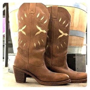 Vintage Double H Cowboy Boots